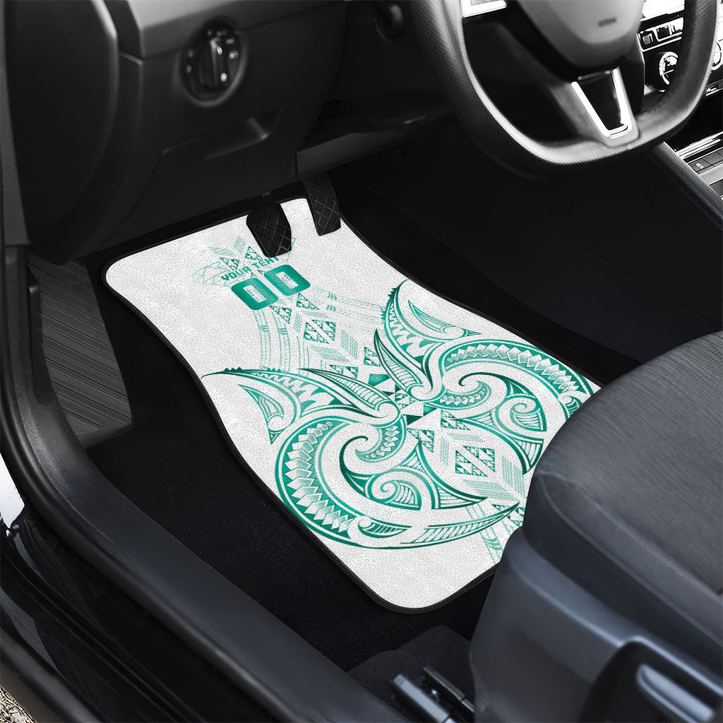 Maori Rugby Custom Ngaru Mangopare Car Mats Karikiorangi Taniwha Motif