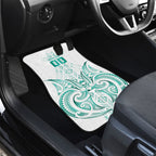 Maori Rugby Custom Ngaru Mangopare Car Mats Karikiorangi Taniwha Motif
