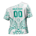 Maori Rugby Custom Ngaru Mangopare Cross Shoulder Shirt Karikiorangi Taniwha Motif