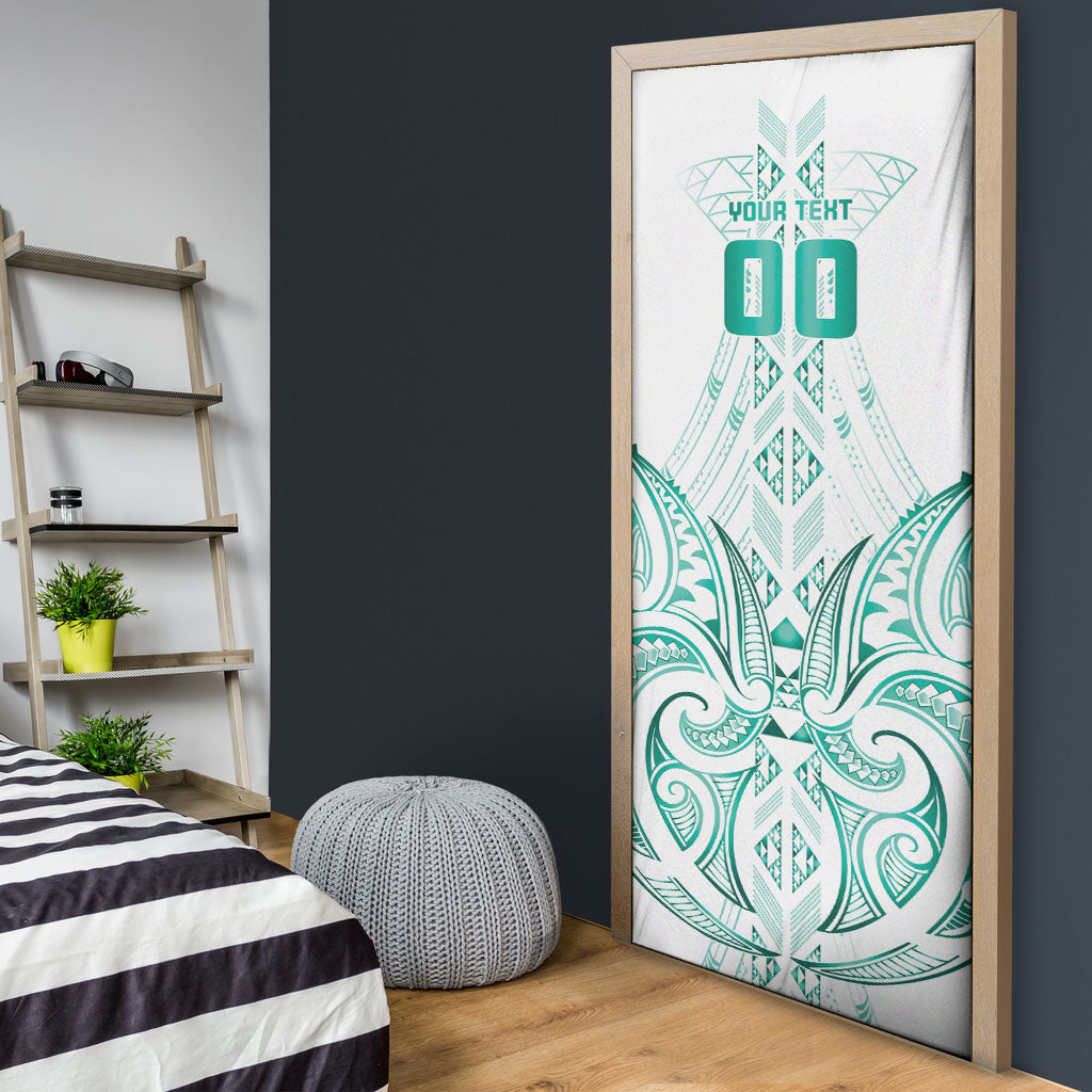 Maori Rugby Custom Ngaru Mangopare Door Cover Karikiorangi Taniwha Motif