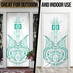 Maori Rugby Custom Ngaru Mangopare Door Cover Karikiorangi Taniwha Motif
