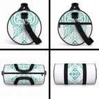 Maori Rugby Custom Ngaru Mangopare Duffle Bag Karikiorangi Taniwha Motif