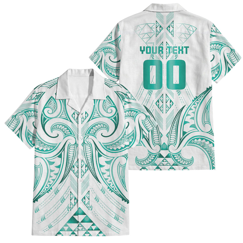 Maori Rugby Custom Ngaru Mangopare Family Matching Summer Maxi Dress and Hawaiian Shirt Karikiorangi Taniwha Motif