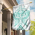 Maori Rugby Custom Ngaru Mangopare Garden Flag Karikiorangi Taniwha Motif
