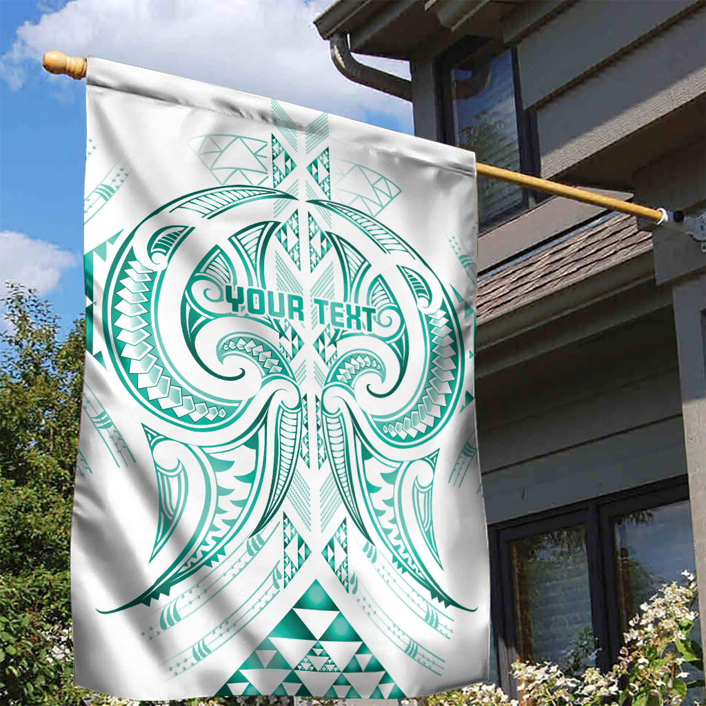 Maori Rugby Custom Ngaru Mangopare Garden Flag Karikiorangi Taniwha Motif