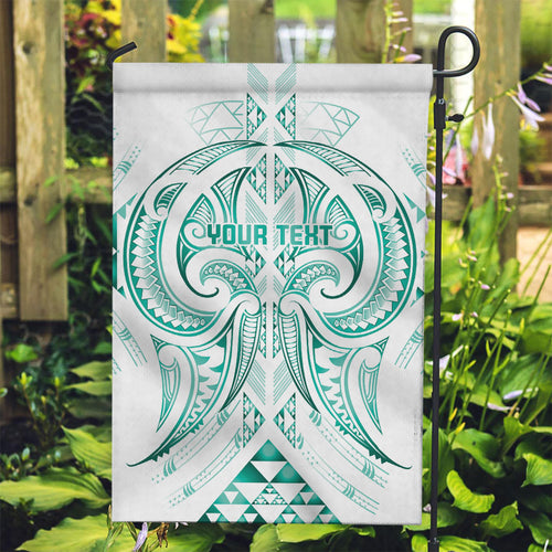 Maori Rugby Custom Ngaru Mangopare Garden Flag Karikiorangi Taniwha Motif