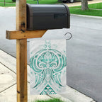 Maori Rugby Custom Ngaru Mangopare Garden Flag Karikiorangi Taniwha Motif