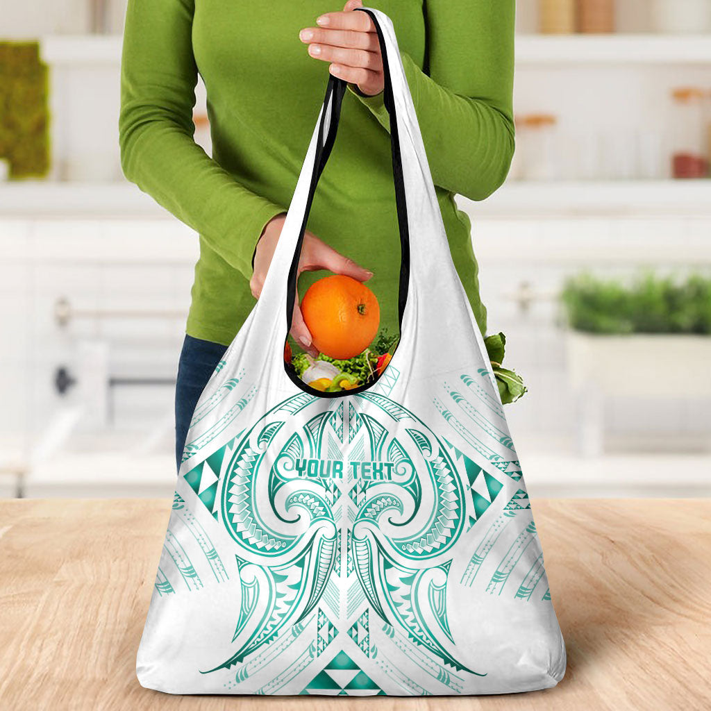Maori Rugby Custom Ngaru Mangopare Grocery Bag Karikiorangi Taniwha Motif
