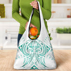 Maori Rugby Custom Ngaru Mangopare Grocery Bag Karikiorangi Taniwha Motif