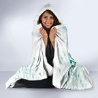 Maori Rugby Custom Ngaru Mangopare Hooded Blanket Karikiorangi Taniwha Motif