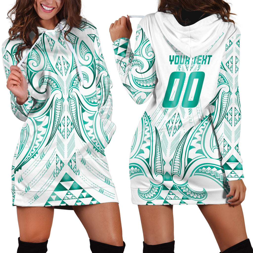 Maori Rugby Custom Ngaru Mangopare Hoodie Dress Karikiorangi Taniwha Motif