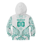 Maori Rugby Custom Ngaru Mangopare Kid Hoodie Karikiorangi Taniwha Motif