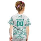 Maori Rugby Custom Ngaru Mangopare Kid T Shirt Karikiorangi Taniwha Motif