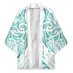 Maori Rugby Custom Ngaru Mangopare Kimono Karikiorangi Taniwha Motif