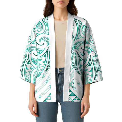 Maori Rugby Custom Ngaru Mangopare Kimono Karikiorangi Taniwha Motif