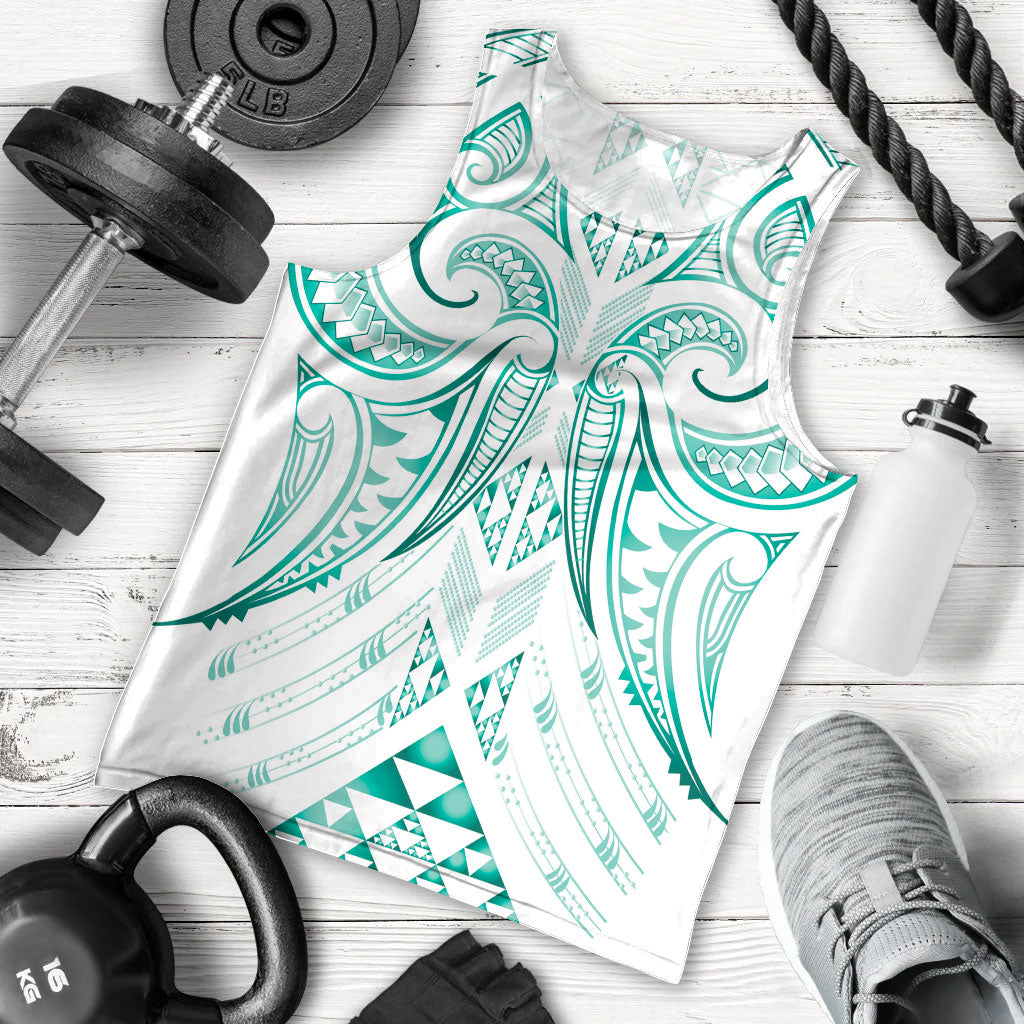 Maori Rugby Custom Ngaru Mangopare Men Tank Top Karikiorangi Taniwha Motif