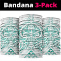Maori Rugby Custom Ngaru Mangopare Neck Gaiter Karikiorangi Taniwha Motif