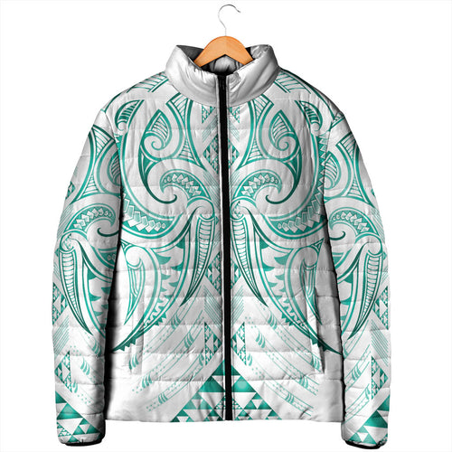Maori Rugby Custom Ngaru Mangopare Padded Jacket Karikiorangi Taniwha Motif