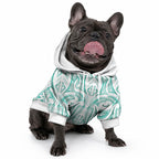 Maori Rugby Custom Ngaru Mangopare Pet Hoodie Karikiorangi Taniwha Motif