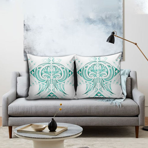 Maori Rugby Custom Ngaru Mangopare Pillow Cover Karikiorangi Taniwha Motif