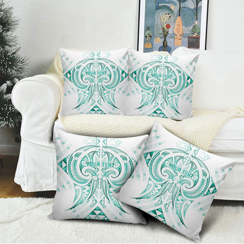 Maori Rugby Custom Ngaru Mangopare Pillow Cover Karikiorangi Taniwha Motif