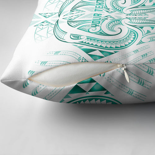 Maori Rugby Custom Ngaru Mangopare Pillow Cover Karikiorangi Taniwha Motif