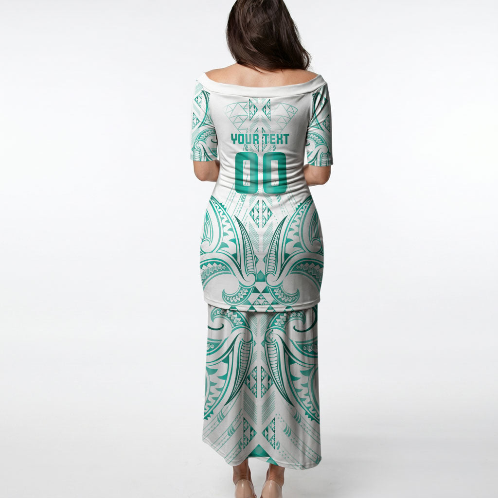 Maori Rugby Custom Ngaru Mangopare Puletasi Karikiorangi Taniwha Motif