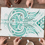 Maori Rugby Custom Ngaru Mangopare Puzzle Karikiorangi Taniwha Motif
