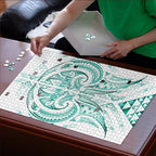 Maori Rugby Custom Ngaru Mangopare Puzzle Karikiorangi Taniwha Motif