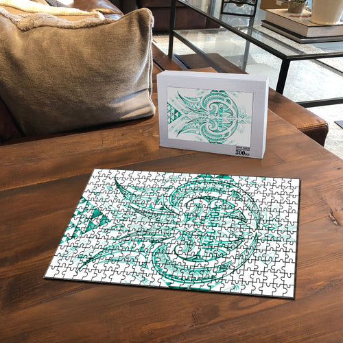 Maori Rugby Custom Ngaru Mangopare Puzzle Karikiorangi Taniwha Motif