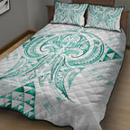 Maori Rugby Custom Ngaru Mangopare Quilt Bed Set Karikiorangi Taniwha Motif