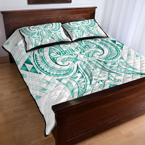 Maori Rugby Custom Ngaru Mangopare Quilt Bed Set Karikiorangi Taniwha Motif