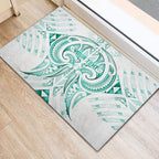 Maori Rugby Custom Ngaru Mangopare Rubber Doormat Karikiorangi Taniwha Motif