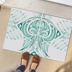 Maori Rugby Custom Ngaru Mangopare Rubber Doormat Karikiorangi Taniwha Motif