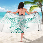Maori Rugby Custom Ngaru Mangopare Sarong Karikiorangi Taniwha Motif