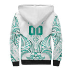 Maori Rugby Custom Ngaru Mangopare Sherpa Hoodie Karikiorangi Taniwha Motif