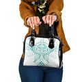 Maori Rugby Custom Ngaru Mangopare Shoulder Handbag Karikiorangi Taniwha Motif