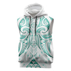 Maori Rugby Custom Ngaru Mangopare Sleeveless Hoodie Karikiorangi Taniwha Motif
