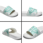 Maori Rugby Custom Ngaru Mangopare Slide Sandals Karikiorangi Taniwha Motif