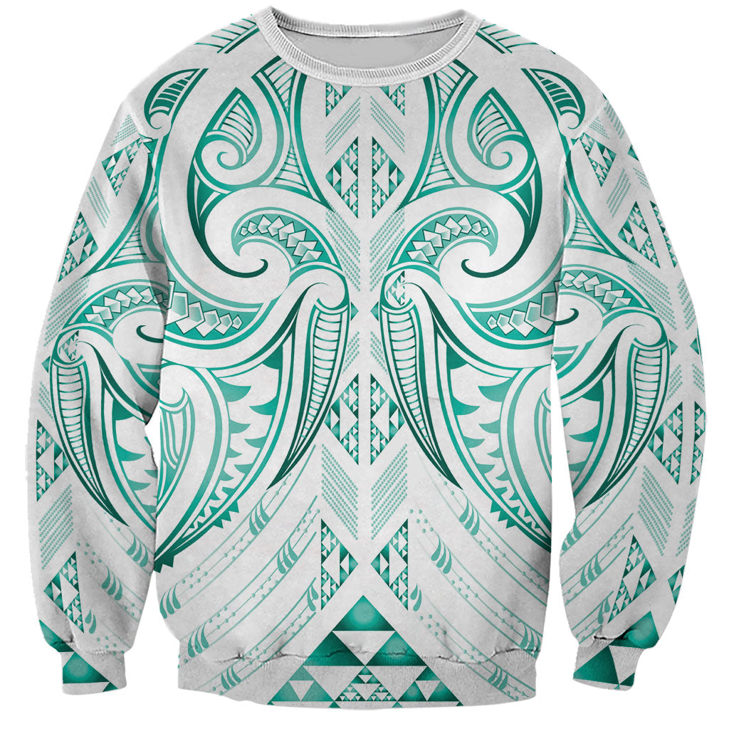 Maori Rugby Custom Ngaru Mangopare Sweatshirt Karikiorangi Taniwha Motif
