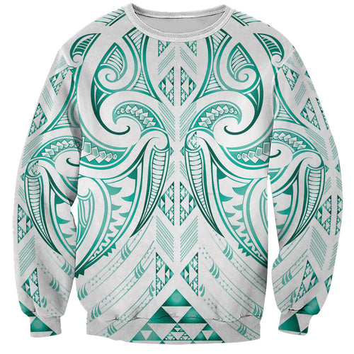 Maori Rugby Custom Ngaru Mangopare Sweatshirt Karikiorangi Taniwha Motif