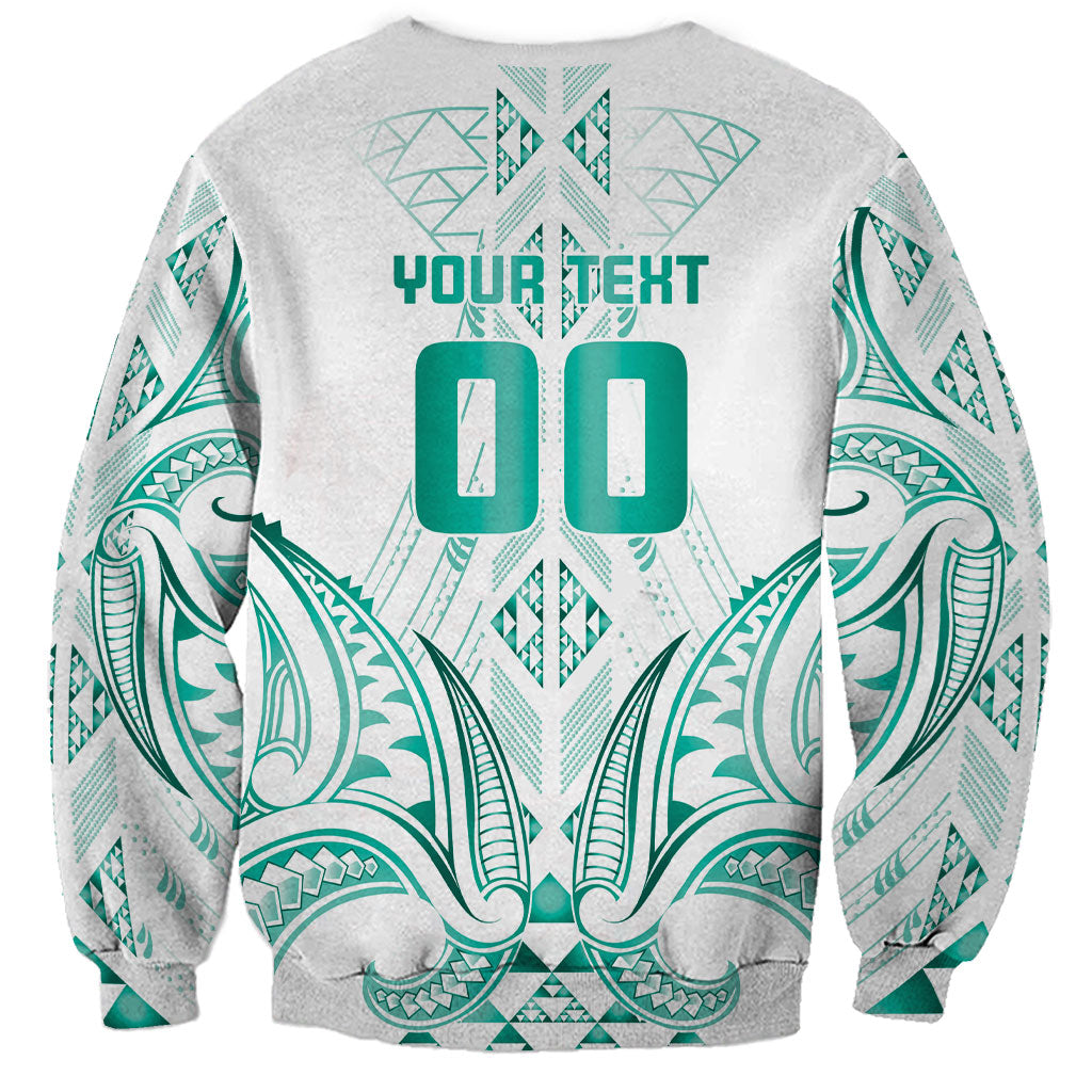 Maori Rugby Custom Ngaru Mangopare Sweatshirt Karikiorangi Taniwha Motif