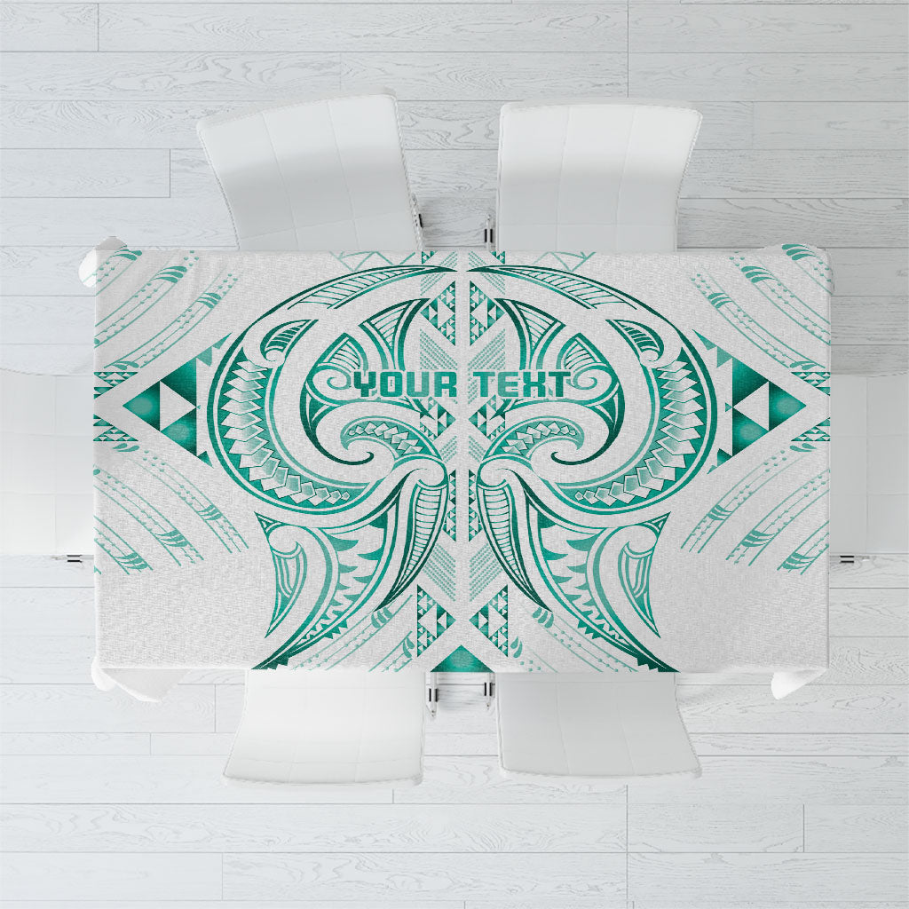 Maori Rugby Custom Ngaru Mangopare Tablecloth Karikiorangi Taniwha Motif