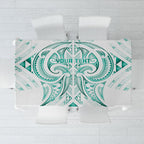 Maori Rugby Custom Ngaru Mangopare Tablecloth Karikiorangi Taniwha Motif