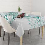 Maori Rugby Custom Ngaru Mangopare Tablecloth Karikiorangi Taniwha Motif