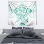 Maori Rugby Custom Ngaru Mangopare Tapestry Karikiorangi Taniwha Motif