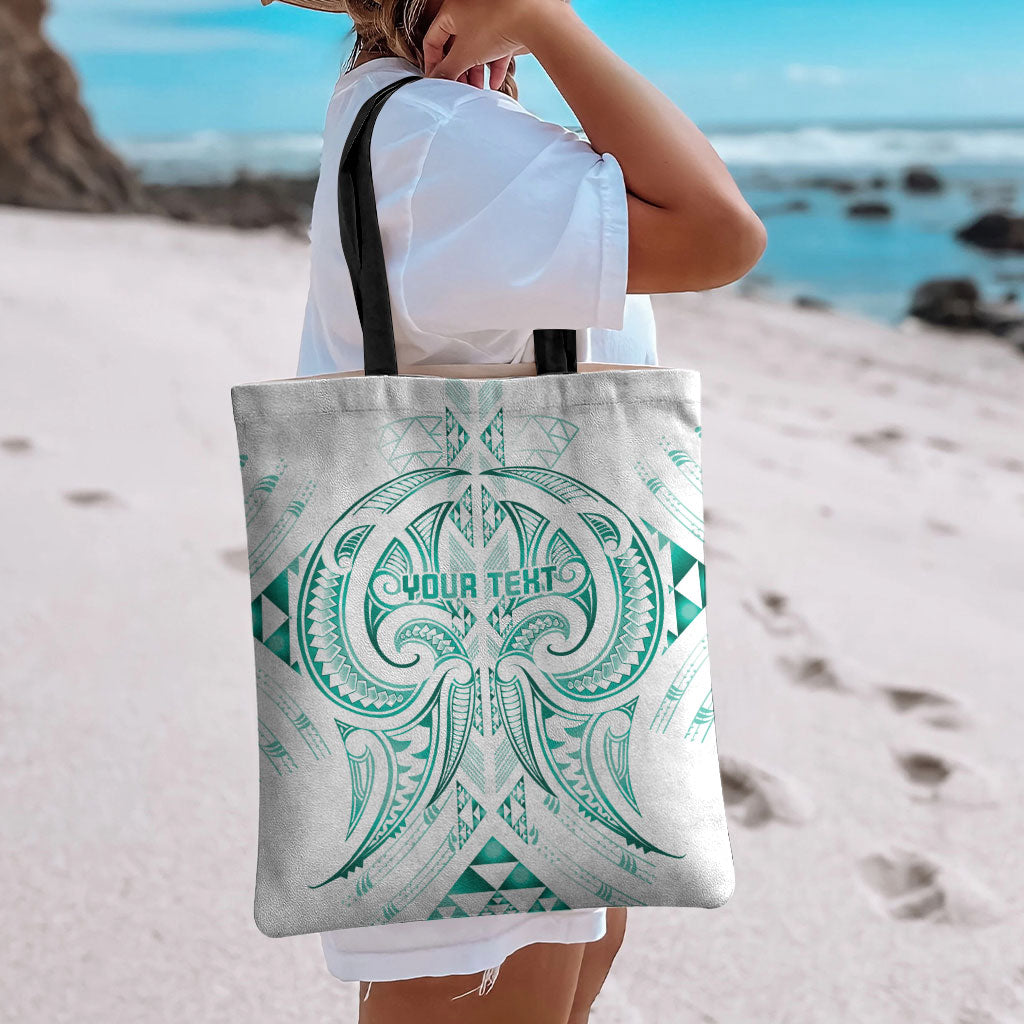 Maori Rugby Custom Ngaru Mangopare Tote Bag Karikiorangi Taniwha Motif
