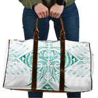 Maori Rugby Custom Ngaru Mangopare Travel Bag Karikiorangi Taniwha Motif