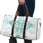 Maori Rugby Custom Ngaru Mangopare Travel Bag Karikiorangi Taniwha Motif