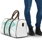 Maori Rugby Custom Ngaru Mangopare Travel Bag Karikiorangi Taniwha Motif